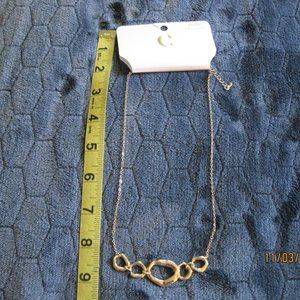 Gold Tone Necklace - Hypo Allergenic w/ lobster claw clasp and extender NWT